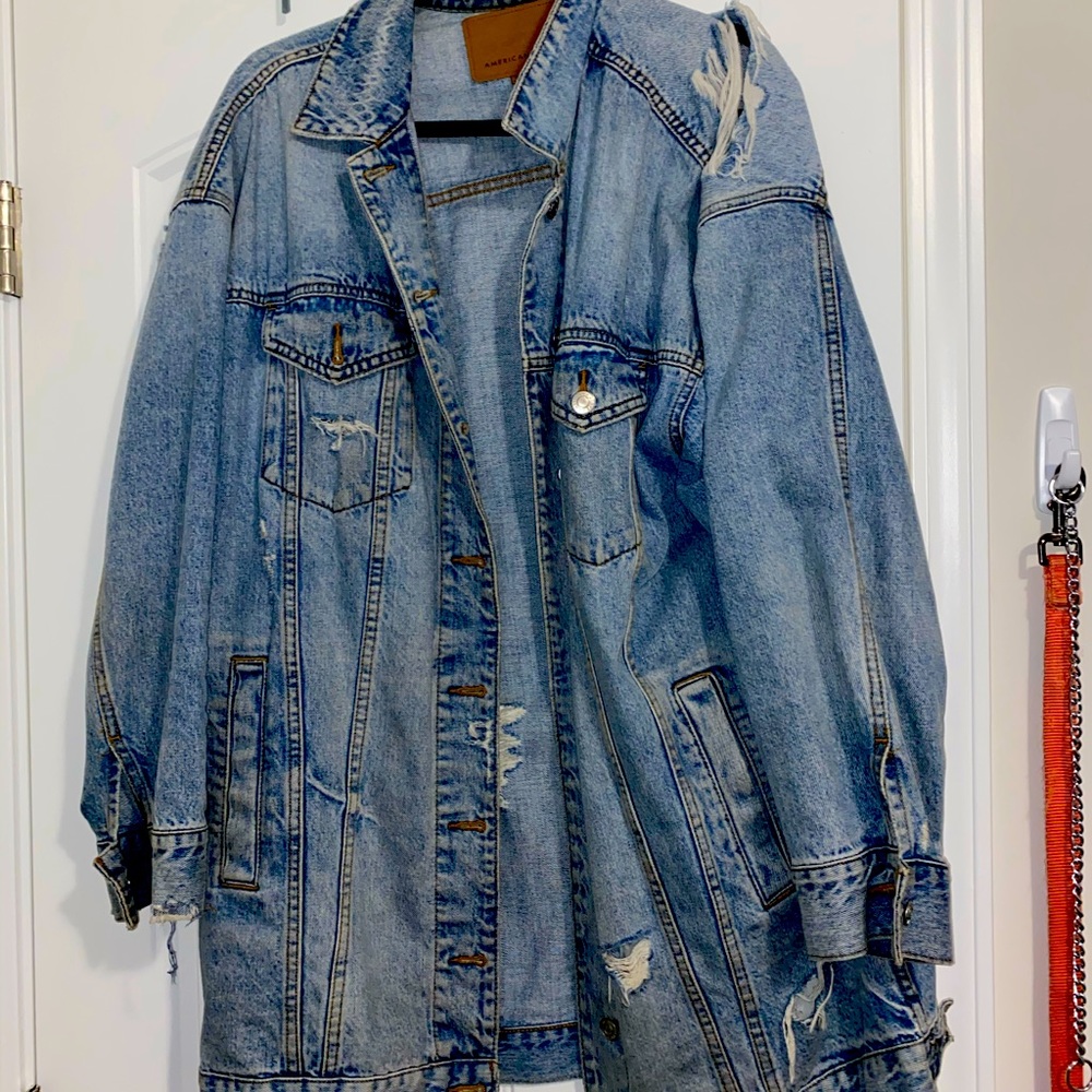 Distressed Denim Jacket